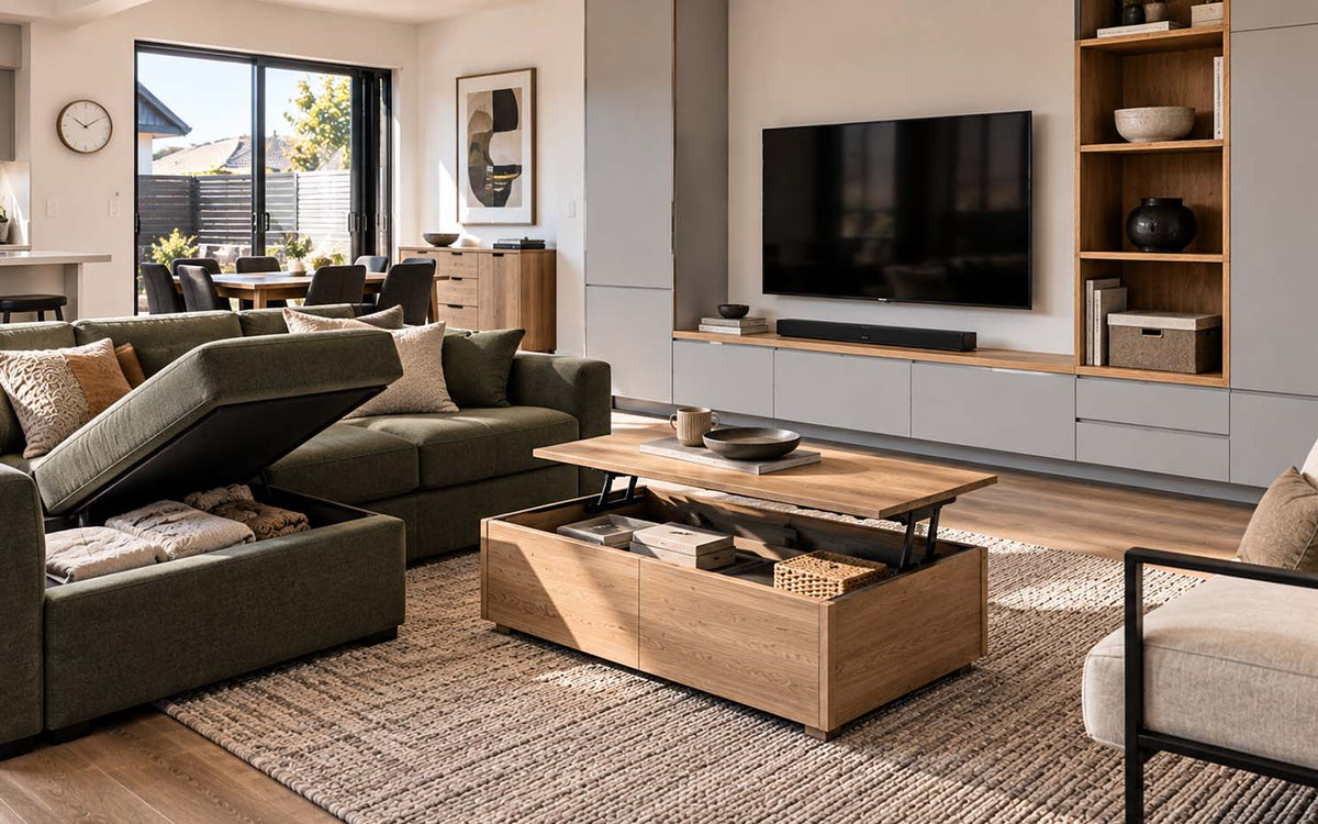 Modern Living Room Furniture & Storage Ideas for Australian Homes
