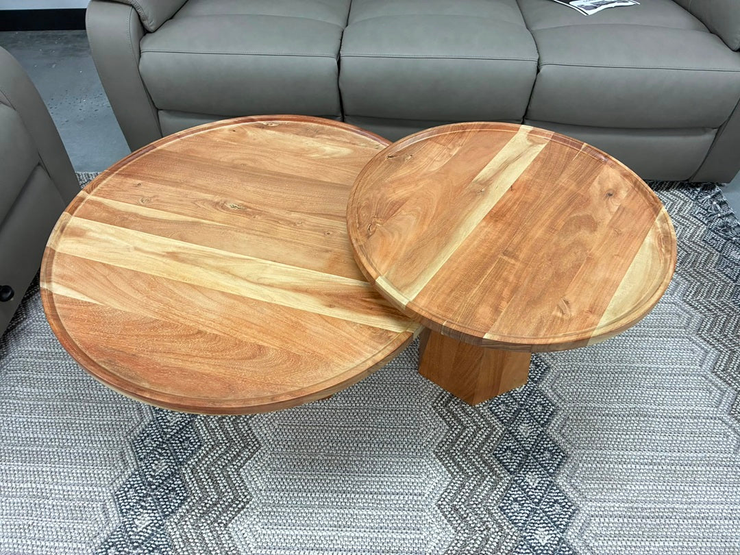 2Pc Coffee Table Set – Natural