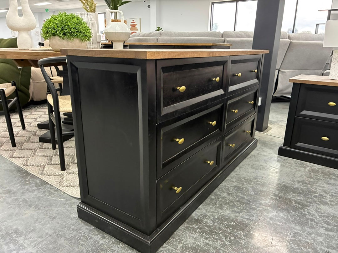 6 Drawer Dresser – Mango Wood