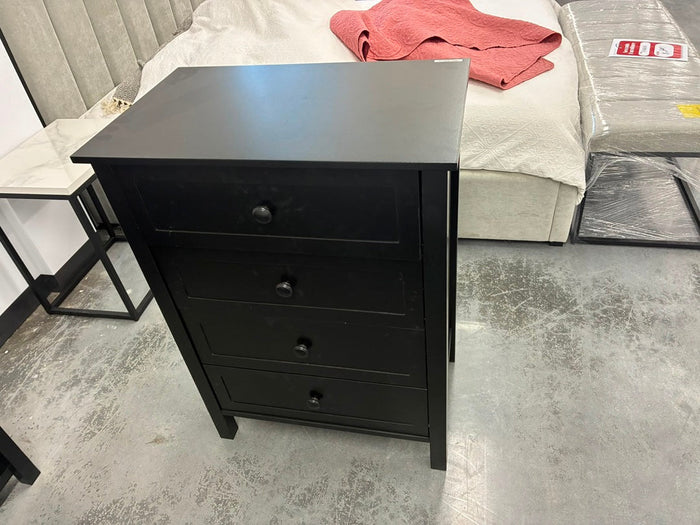4 Drawer Tallboy – Black