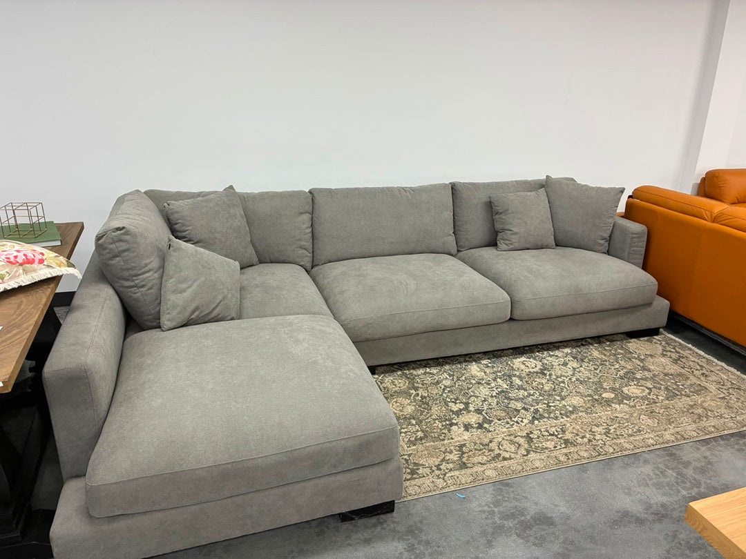 3 Seater Sofa with LHF/RHF Chaise – Light Grey