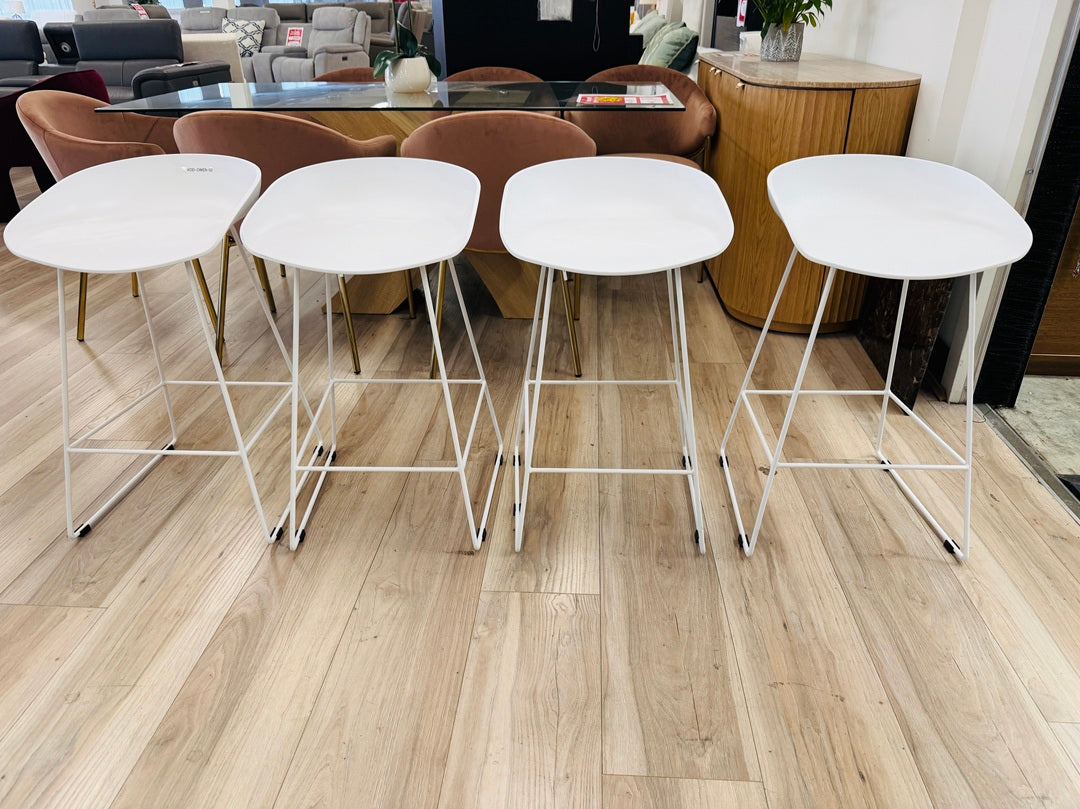 White Kitchen Stool