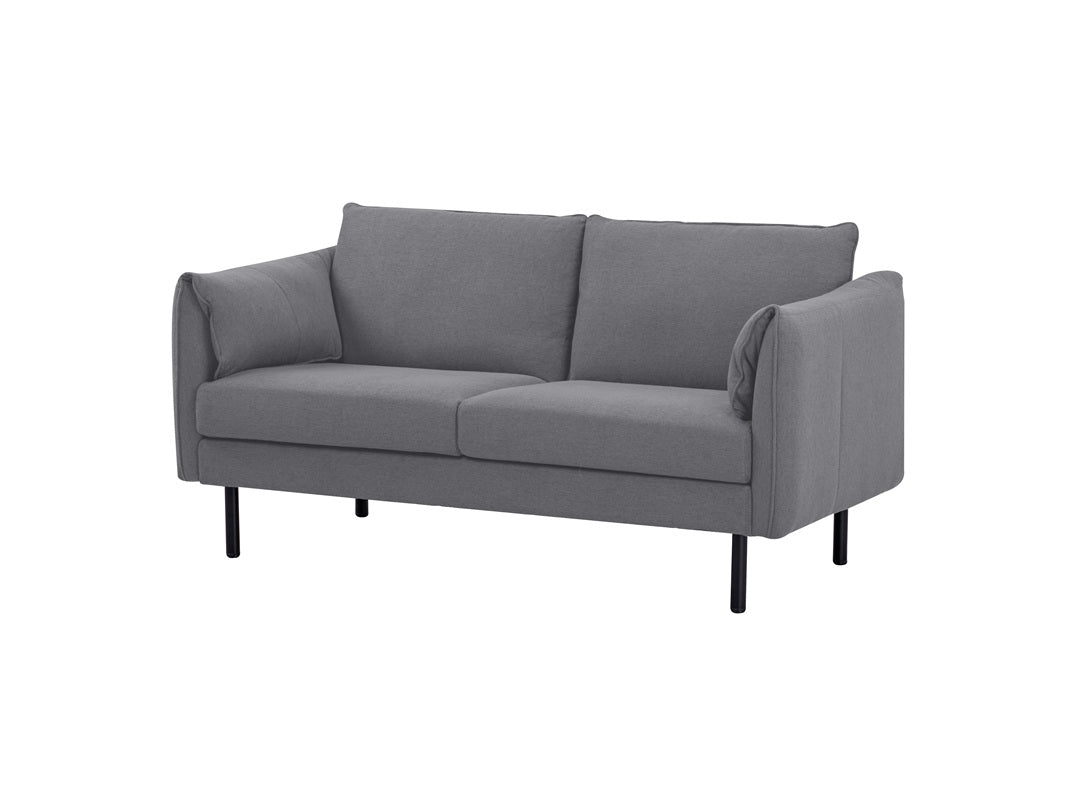 Dark Grey Fabric 3 Seater Sofa