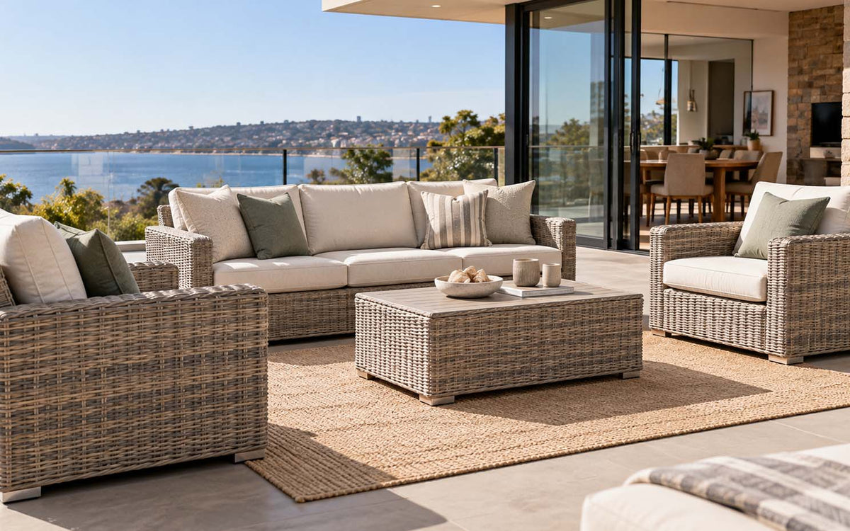 Elevate Your Outdoor Living Space with Our Premium Wicker Lounge Furniture