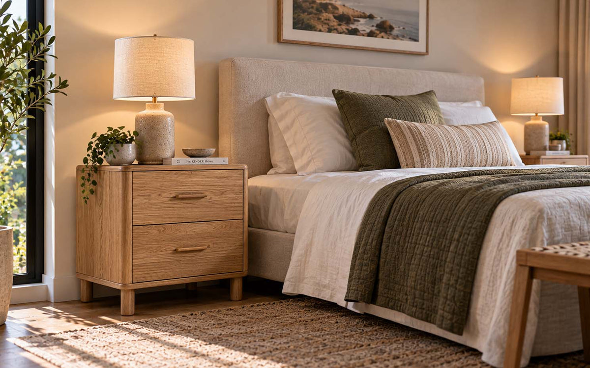 Everything You Should Know About the Ageless Riviera Oak Bedside Tables