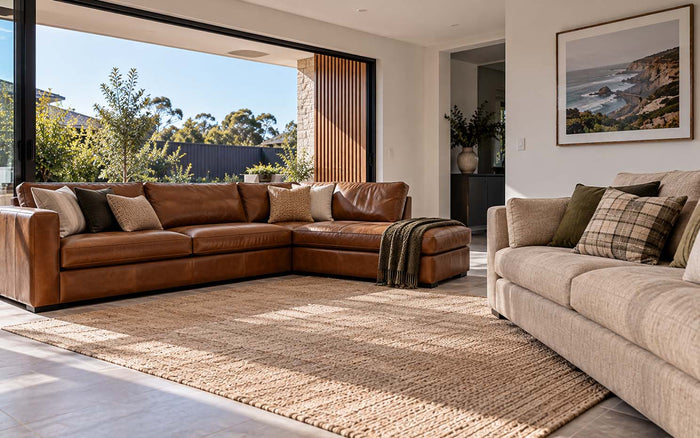 Timeless Comfort: Leather Corner Lounges And Rustic Sofas