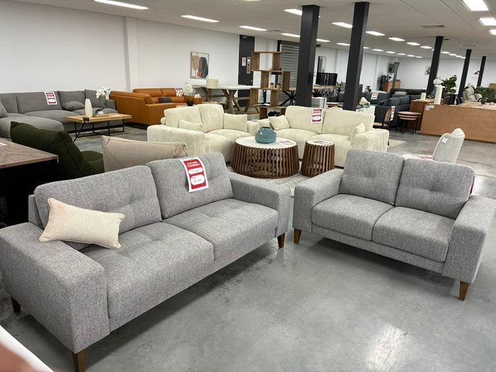 3 + 2 SEATER SOFA SET – GREY