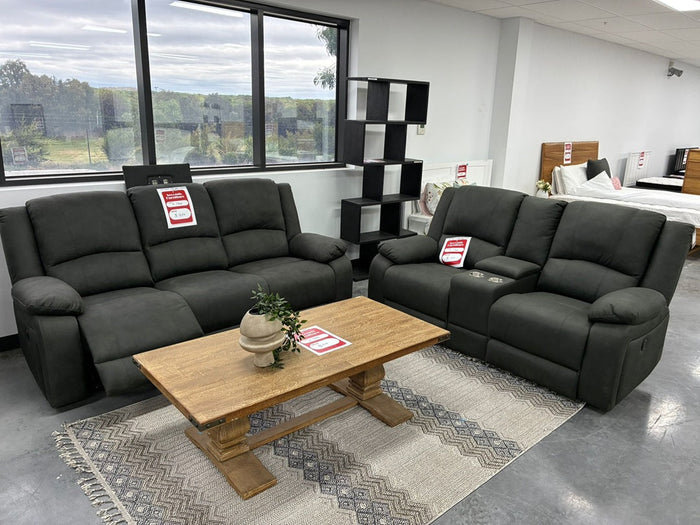 3 + 2 Seater Electric Recliner Set – Jet Colour