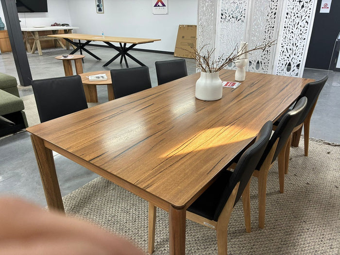 7 PCS dinning set - 240cm table Natural