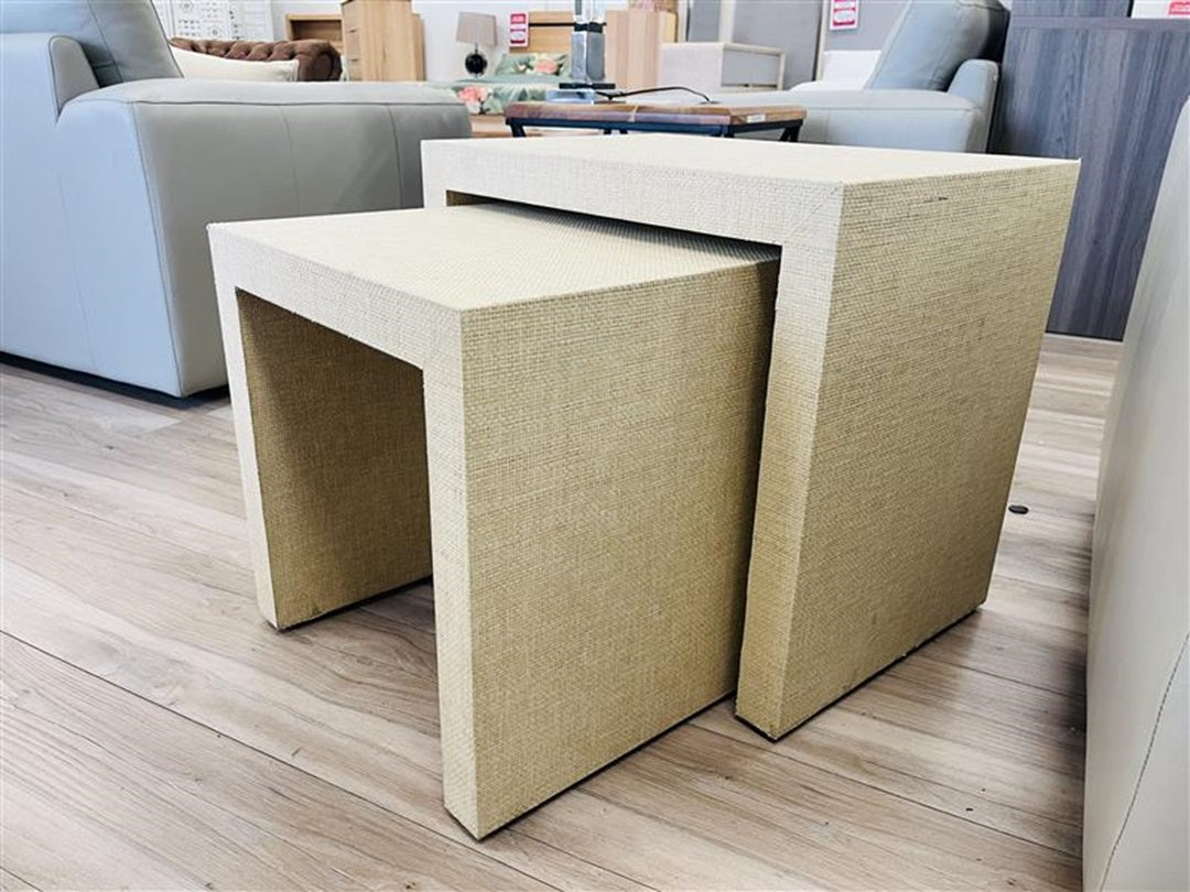 Beige 2pc Nest of Tables