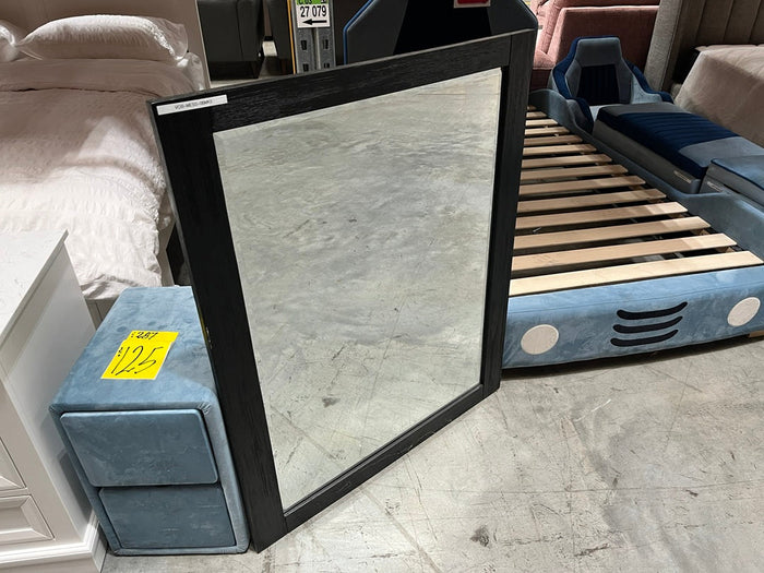 Black Timber 85x102cm Mirror