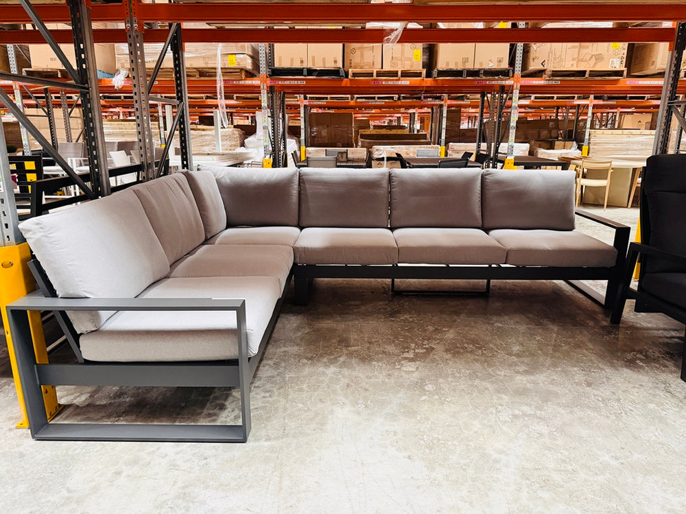 Charcoal Grey Outdoor Corner Lounge