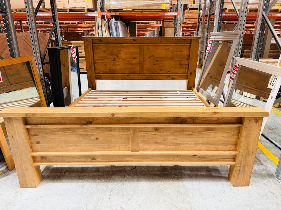 Chestnut Timber King Bed