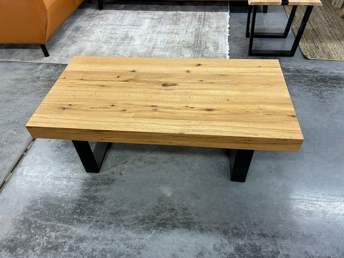 Coffee Table – Natural Finish - 130 x 65 x 42 cm