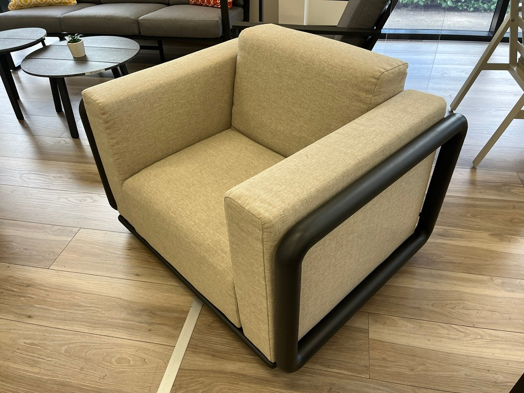 Dark Grey Outdoor Arm Chair