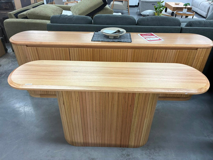 160cm Console Table - Natural Ash