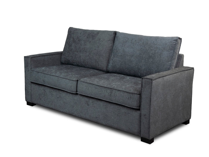 Slate Fabric Queen Sofa Bed with Mattress