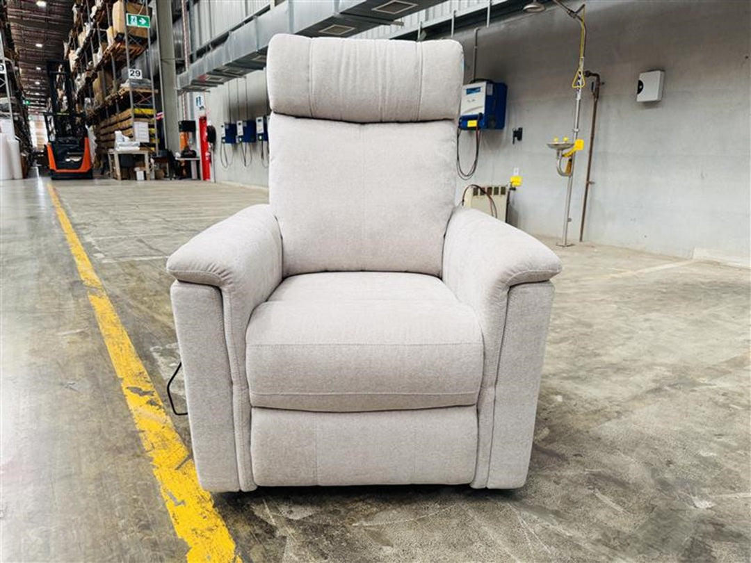 Light Grey Fabric Dual Motor Lift Chair