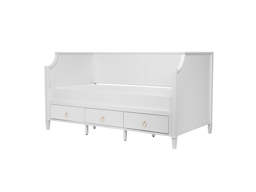 White Timber Single Daybed