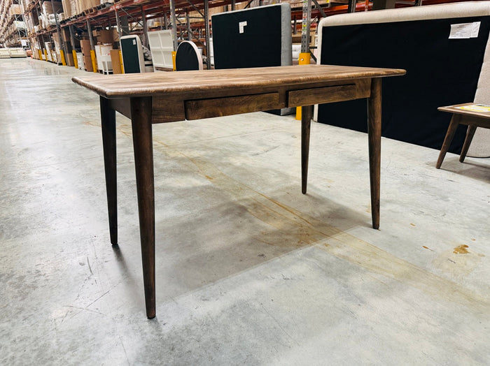 Mocca Timber 2 Drawer Study Desk