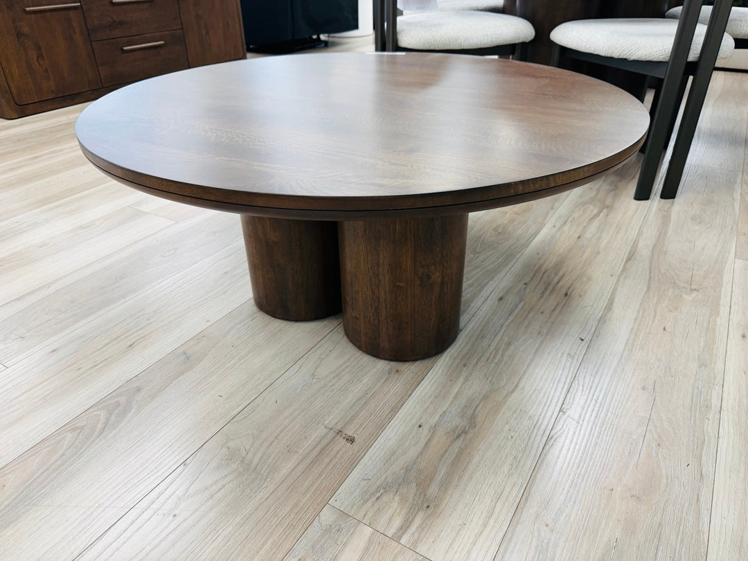 Mocca Timber Round Coffee Table