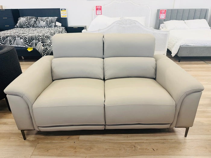 Mushroom Leather Electric Dual Motor 2 Seater