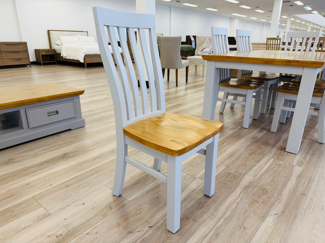 Pine Timber Slatback Dining Chair