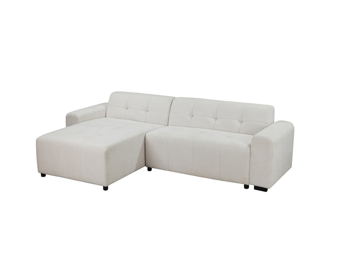 Natural Fabric 4 Seater with Chaise