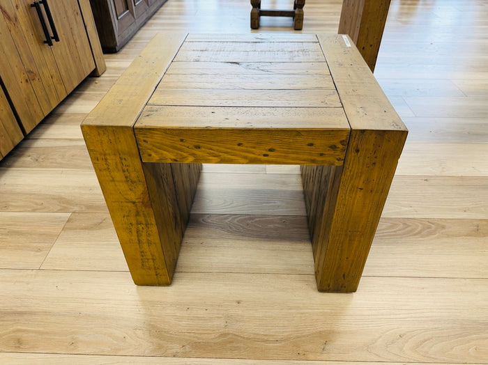 Reclaimed Pine 60cm Lamp Table
