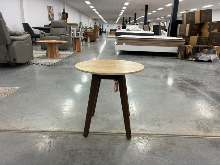 Round 50cm Lamp Table – Sintered Stone Top