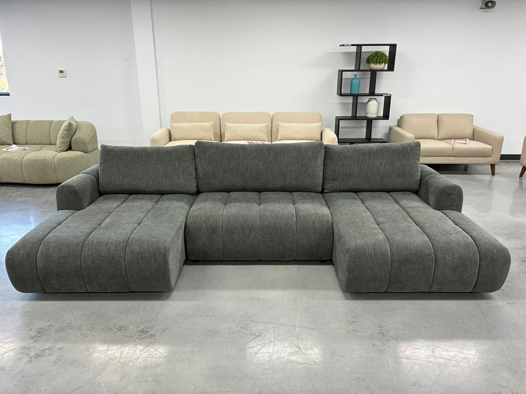 Spacious Chaise & Storage 2S Sofa