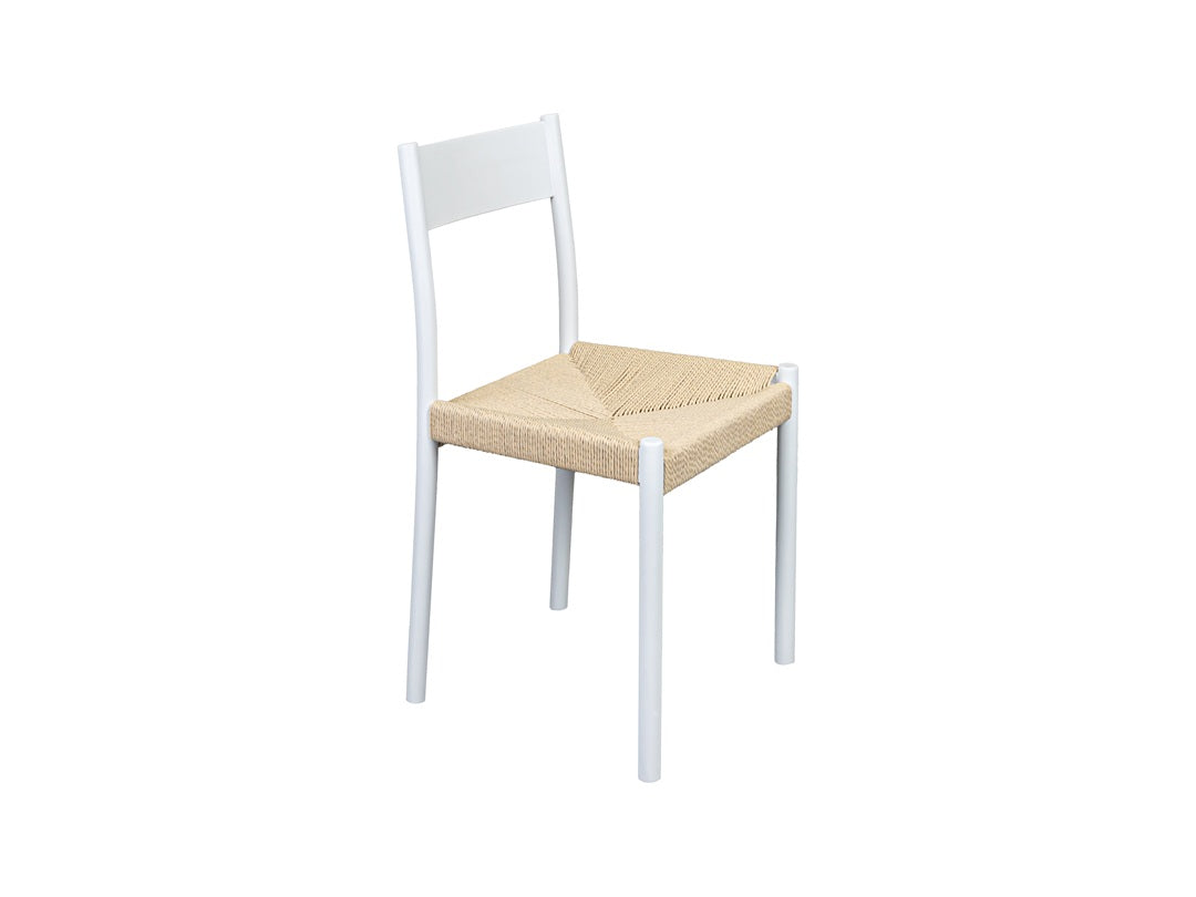 White Timber Dining Chair