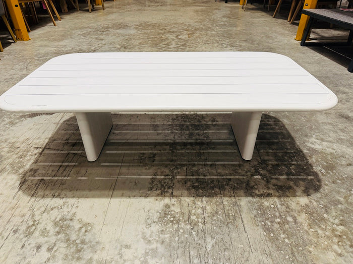 White Aluminium Outdoor Coffee Table