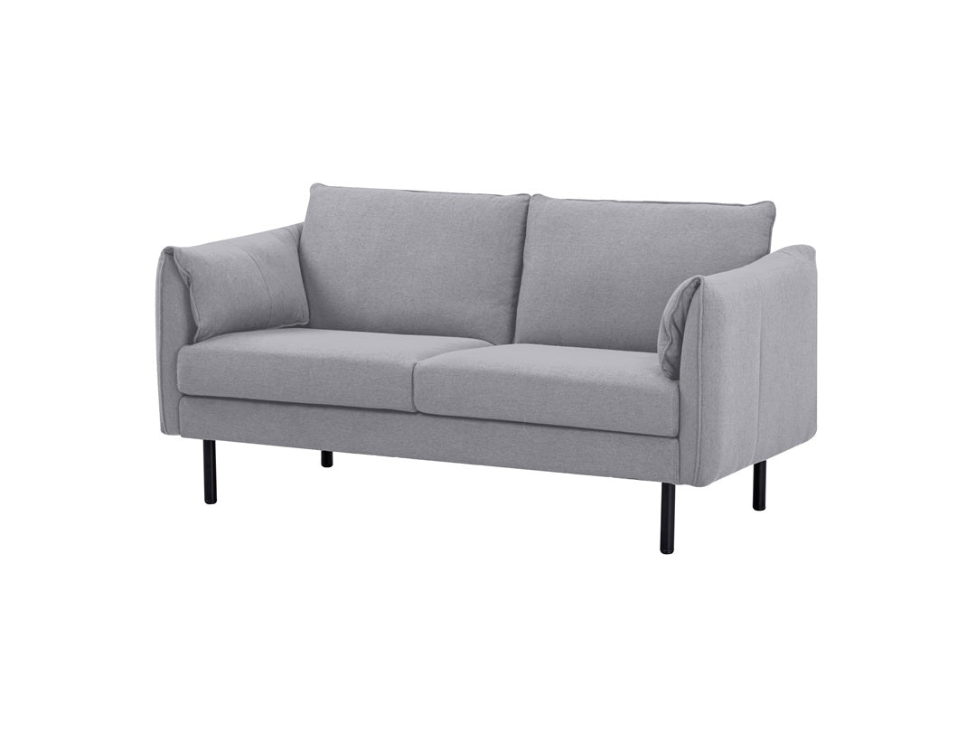 Light Grey Fabric 3 Seater Sofa