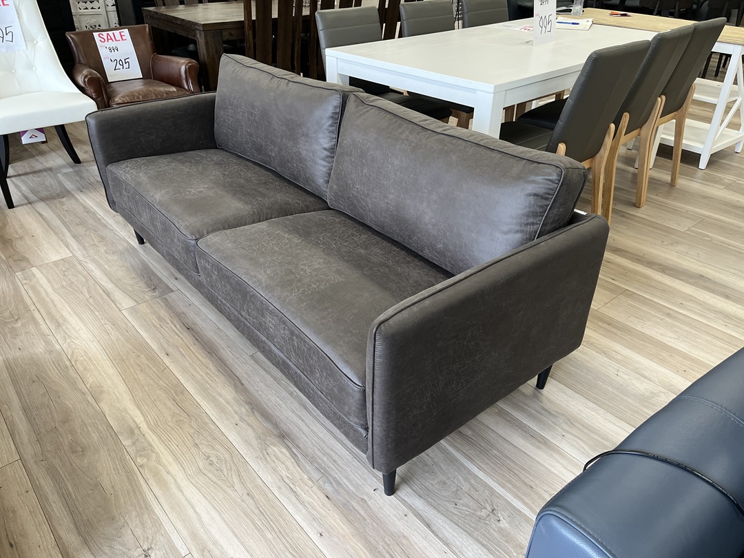 3 Seater Sofa - Olive Fabric