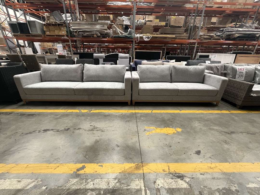 Silver 3 Seater + 4 Seater Set